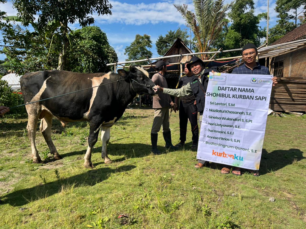 Tebar Kebahagiaan Iduladha hingga Pelosok, BMT TUMANG Salurkan Ratusan Hewan Kurban dari Boyolali ke Gunungkidul